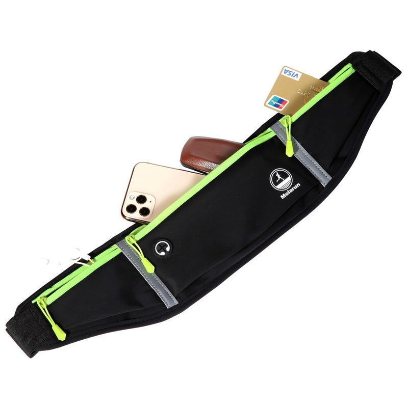 Molarun Slim Running Belt Fanny Pack for Women Men, Jogging Pouch Waist Pack Money Belt Bag Phone Holder for Running Hiking Traveling - Image 4